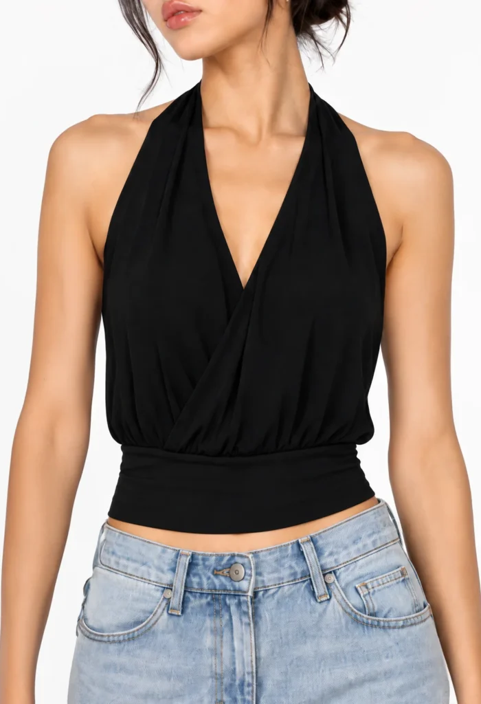 Nyla Wrap Top